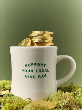 Alice & Wonder Support Your Local Dive Bar Mug St Patrick’s Day